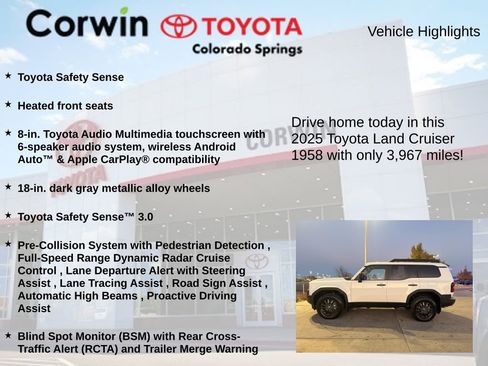 Used 2025 Toyota Land Cruiser 1958 image 6