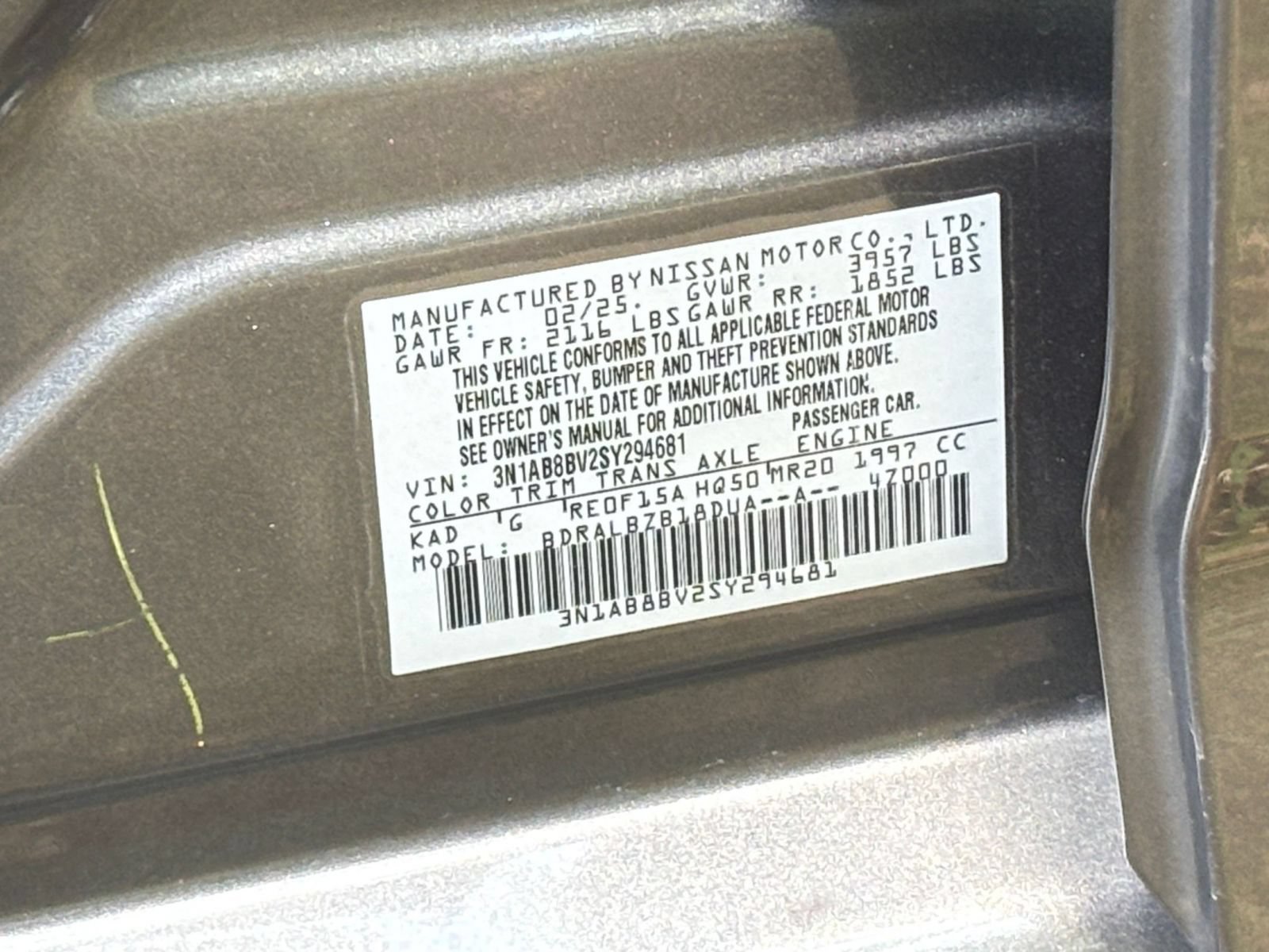 Used 2025 Nissan Sentra S FWD image 27