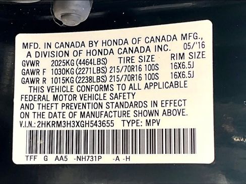 Used 2016 Honda CR-V LX image 36