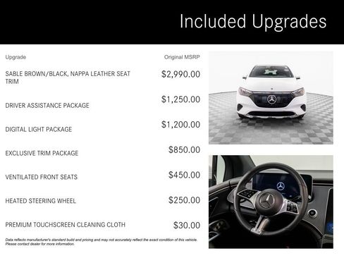 Certified 2024 Mercedes-Benz EQE 350+ 4MATIC SUV w/ Driver Assistance Package image 4