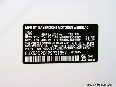 Certified 2023 BMW X3 xDrive30i w/ Premium Package image 38