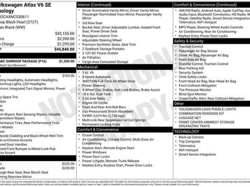 Used 2022 Volkswagen Atlas SE w/ Panoramic Sunroof Package image 21