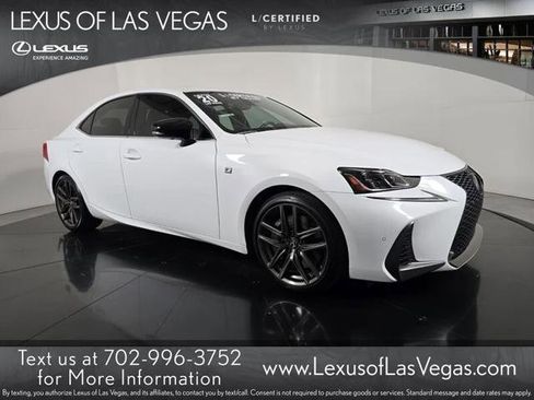 Certified 2020 Lexus IS 300 F Sport w/ Blackline Edition RWD image 1