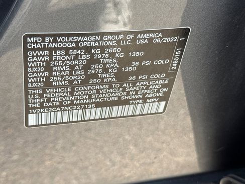 Used 2022 Volkswagen Atlas Cross Sport SE image 28