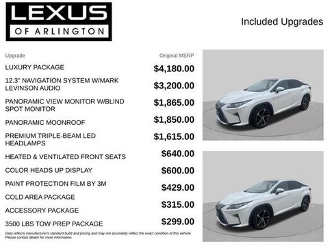 Used 2018 Lexus RX 350 AWD w/ Luxury Package image 4