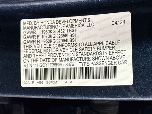 Used 2024 Honda Accord EX image 32