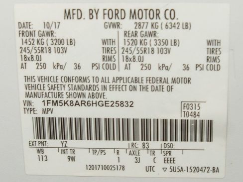 Used 2017 Ford Explorer 4WD Police Interceptor w/ Ready For The Road Package image 22