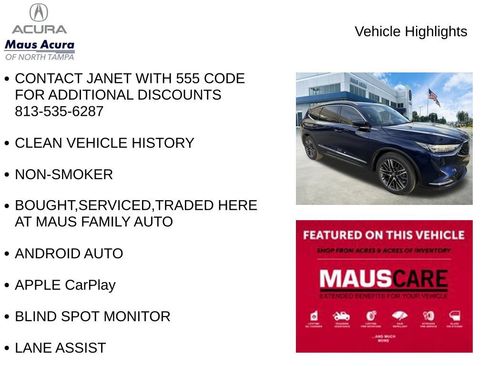 Used 2022 Acura MDX SH-AWD w/ Advance Package image 8