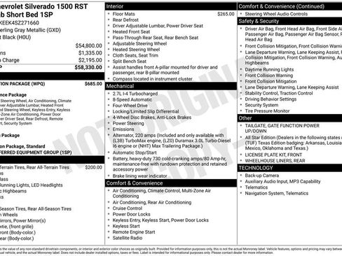 Used 2025 Chevrolet Silverado 1500 RST w/ Protection Package AWD/4WD image 13