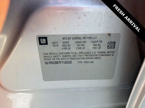 Used 2015 Chevrolet Cruze LTZ w/ Sun, Sound and Sport Package image 12