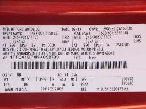 Used 2019 Ford F150 XLT RWD image 46