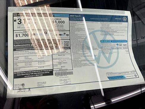 New 2025 Volkswagen Taos S image 31