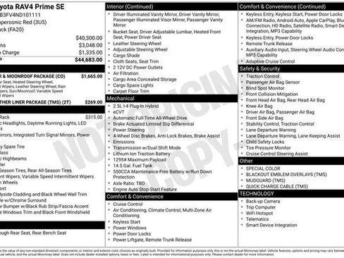 Used 2022 Toyota RAV4 SE w/ Weather & Moonroof Package AWD/4WD image 35