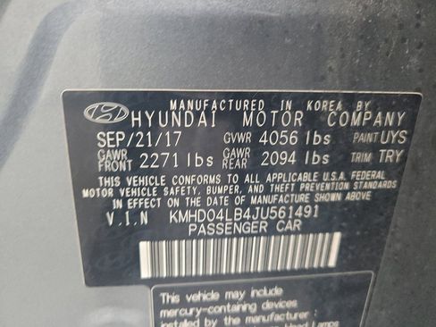 Used 2018 Hyundai Elantra Sport w/ Sport Premium Package 03 FWD image 33