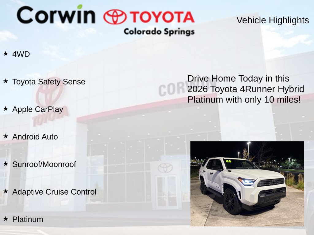 Used 2026 Toyota 4Runner Platinum AWD/4WD image 7