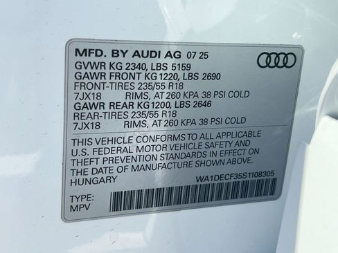 New 2025 Audi Q3 2.0T Premium image 20