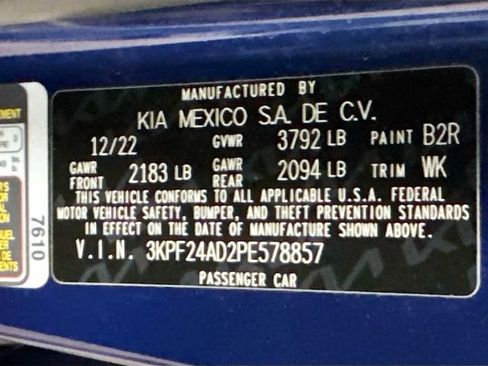 Used 2023 Kia Forte LXS FWD image 30