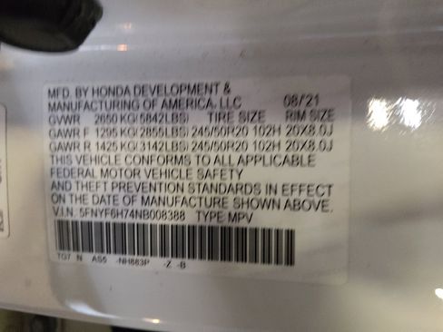 Used 2022 Honda Pilot Black Edition image 33