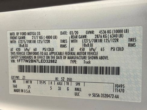 Used 2020 Ford F250 XLT w/ XLT Premium Package image 37