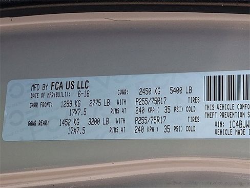 Used 2016 Jeep Wrangler Unlimited Sport w/ Quick Order Package 24S image 26