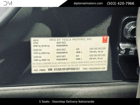 Used 2015 Tesla Model S 85 image 45