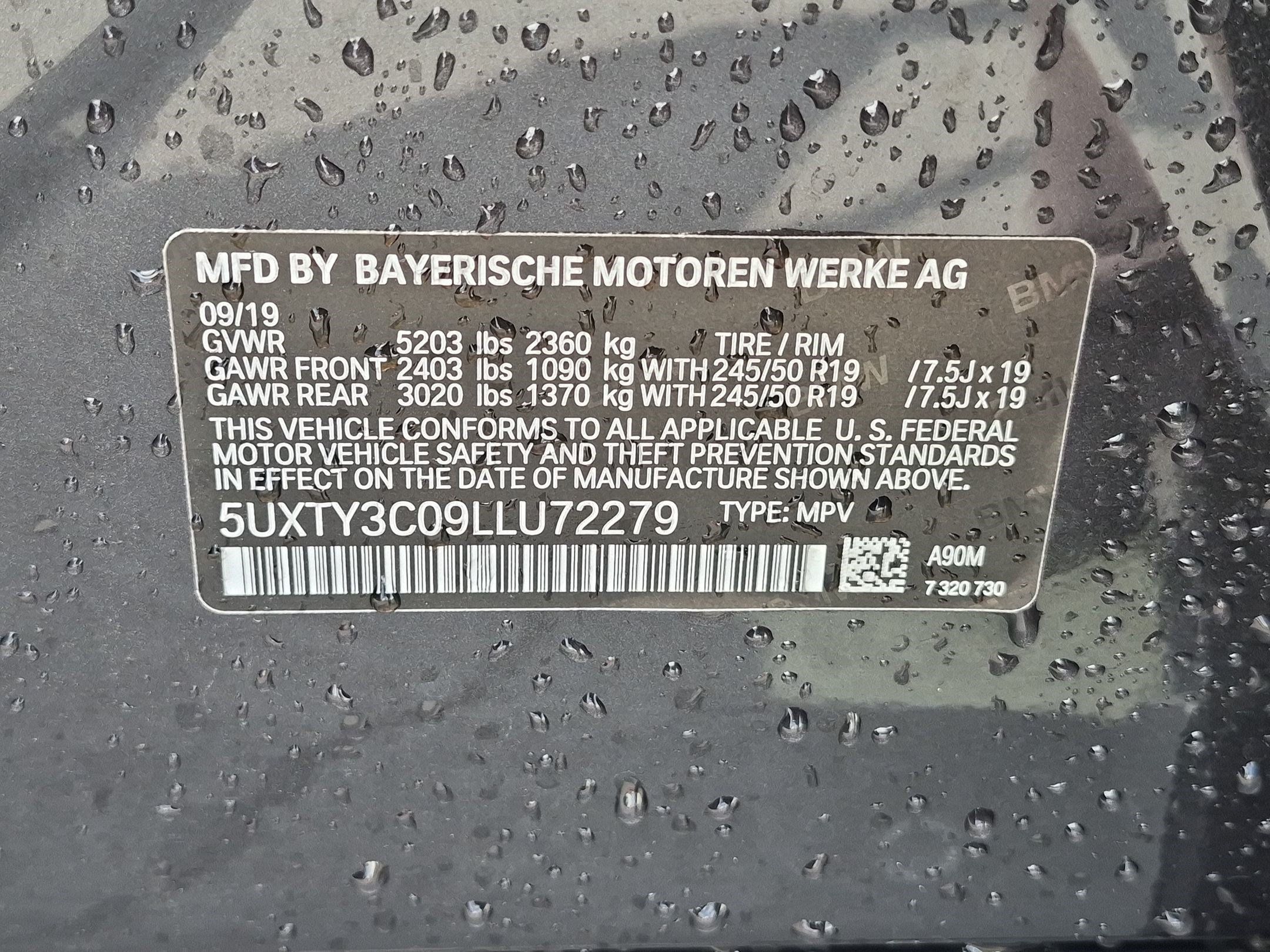 Used 2020 BMW X3 sDrive30i w/ Convenience Package RWD image 32