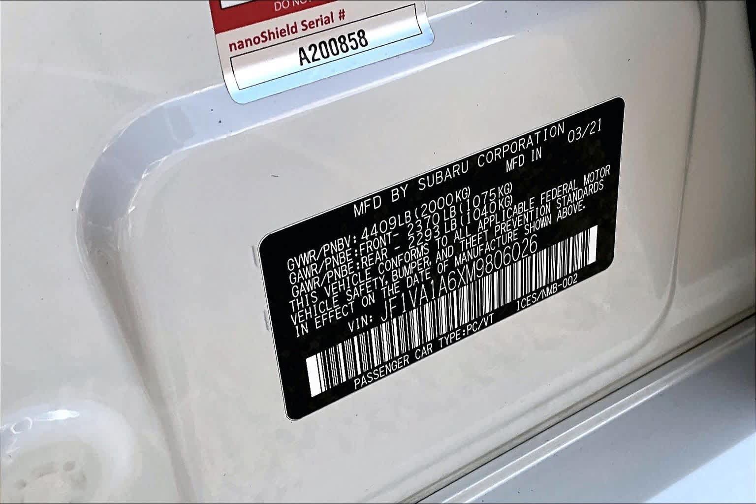 Used 2021 Subaru WRX AWD/4WD image 38