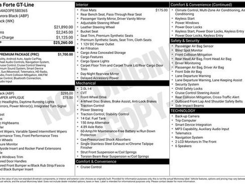 Used 2023 Kia Forte GT-Line w/ GT-Line Premium Package FWD image 25
