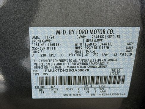 Used 2025 Ford Explorer Active image 33