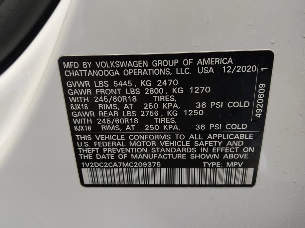 Used 2021 Volkswagen Atlas Cross Sport SE FWD image 33