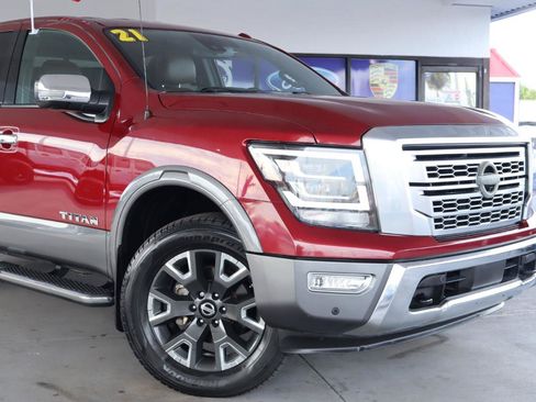 Used 2021 Nissan Titan Platinum Reserve w/ Off Road Protection Package AWD/4WD image 2