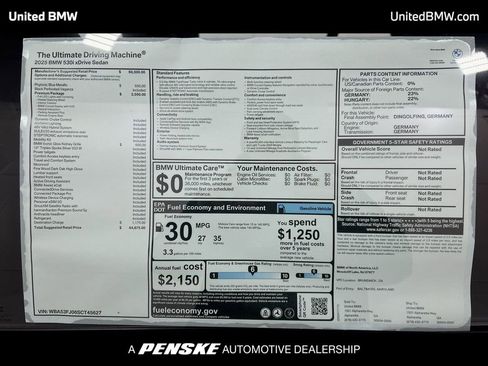 Used 2025 BMW 530i xDrive w/ Premium Package image 23