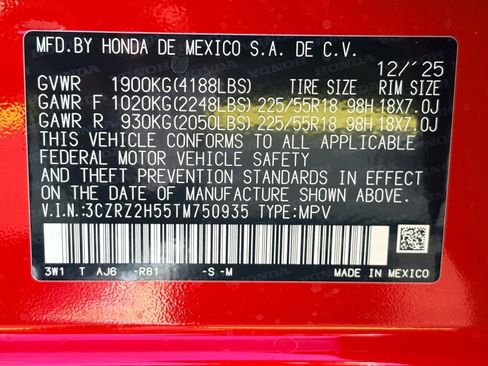 New 2026 Honda HR-V Sport image 23