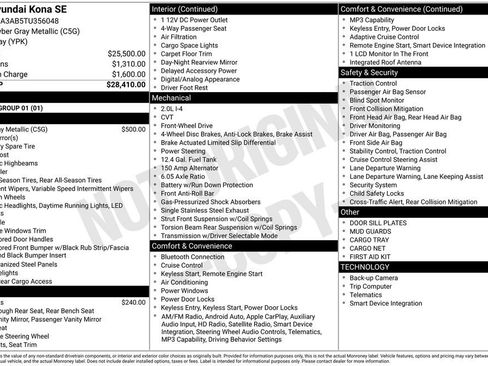 Certified 2026 Hyundai Kona SE FWD image 30
