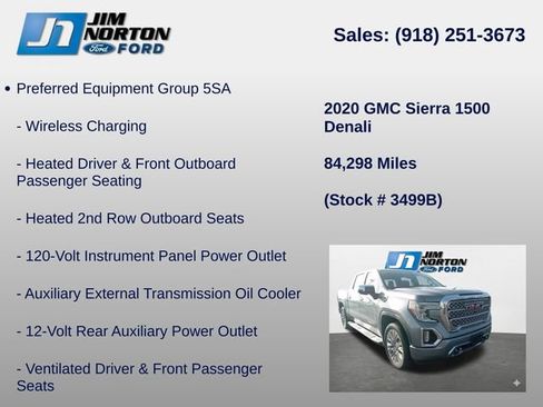 Used 2020 GMC Sierra 1500 Denali w/ Denali Premium Package AWD/4WD image 16