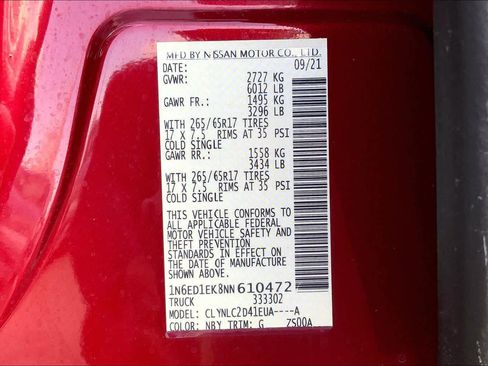 Used 2022 Nissan Frontier SV image 68