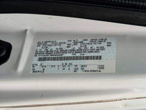 Used 2011 Ford E-350 and Econoline 350 Extended Super Duty w/ PWR Group RWD image 23