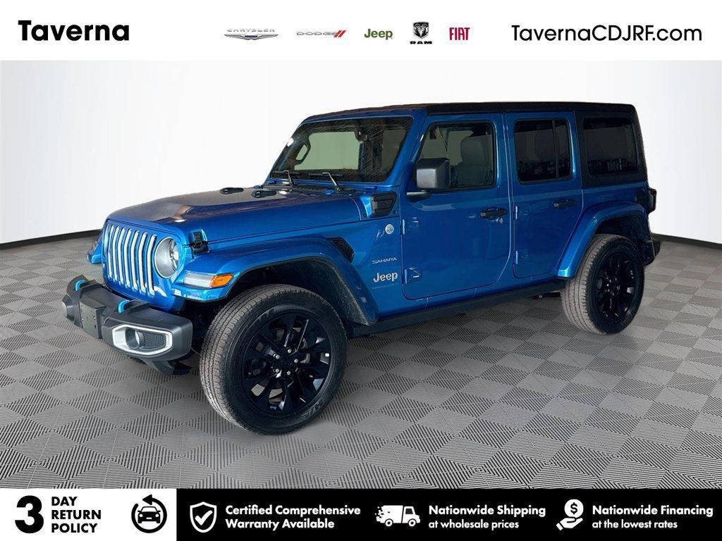 Certified 2023 Jeep Wrangler Unlimited Sahara AWD/4WD image 1