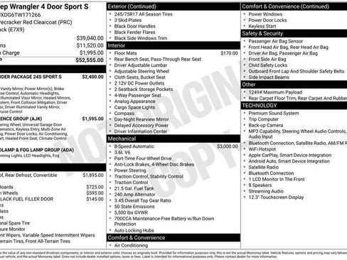 Used 2026 Jeep Wrangler Unlimited Sport AWD/4WD image 2