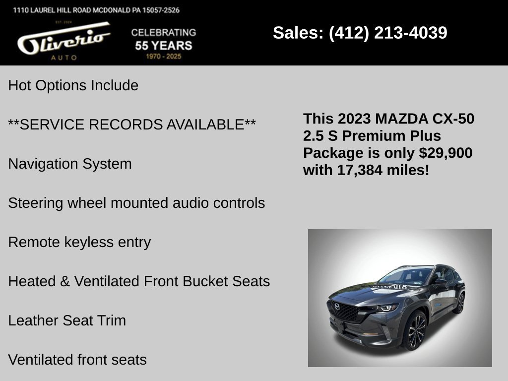 Used 2023 MAZDA CX-50 AWD 2.5 S w/ Premium Plus Pkg image 5