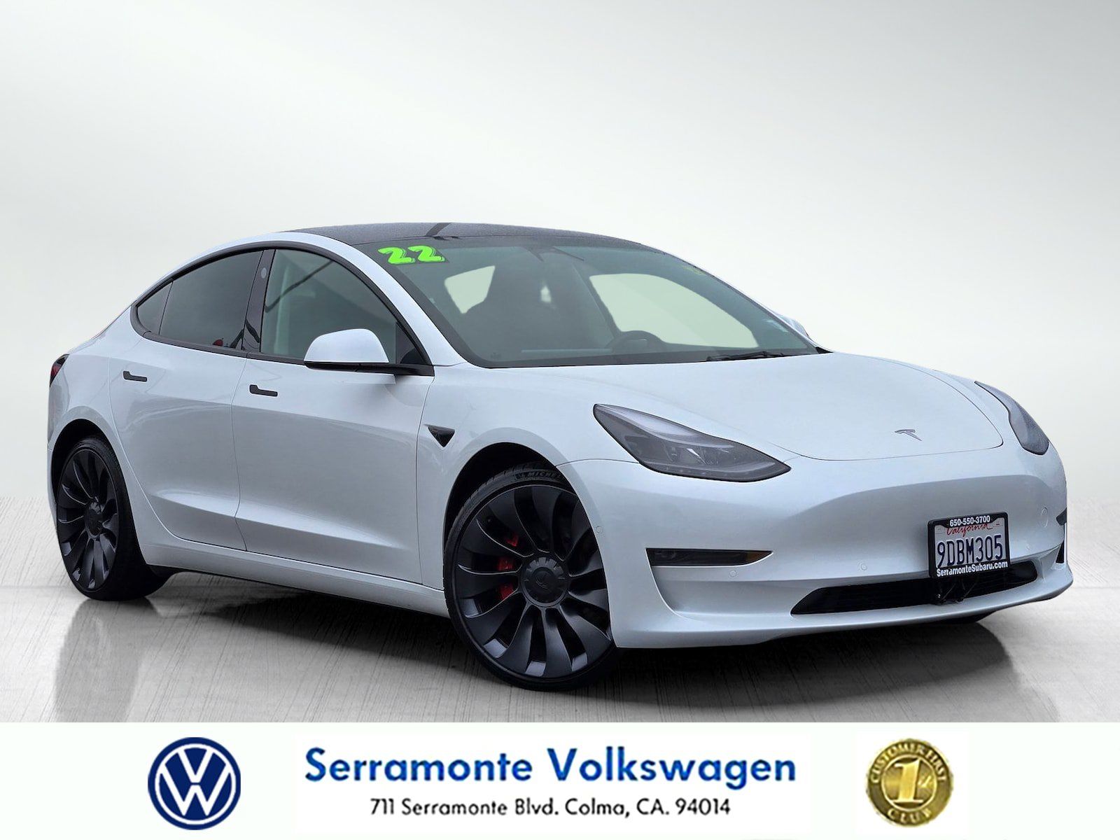 Used 2022 Tesla Model 3 Performance AWD/4WD image 1