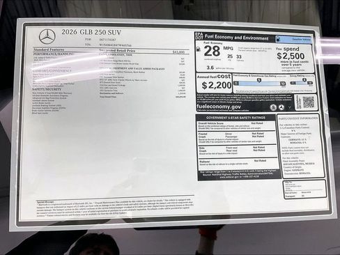 New 2026 Mercedes-Benz GLB 250 image 19