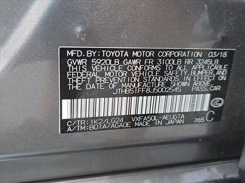Used 2018 Lexus LS 500 w/ Interior Upgrade Package RWD image 27
