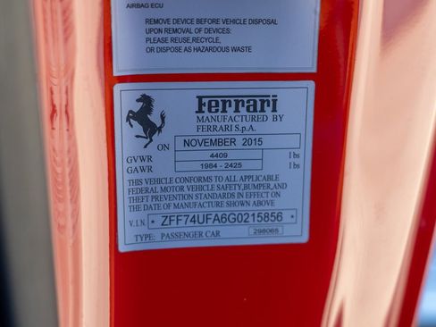 Used 2016 Ferrari F12 Berlinetta RWD image 55
