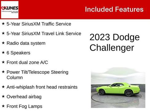 Used 2023 Dodge Challenger R/T w/ Plus Package RWD image 4