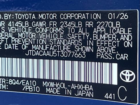 New 2026 Toyota Prius Limited image 25