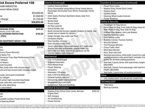 Used 2021 Buick Encore Preferred w/ Safety Package FWD image 3