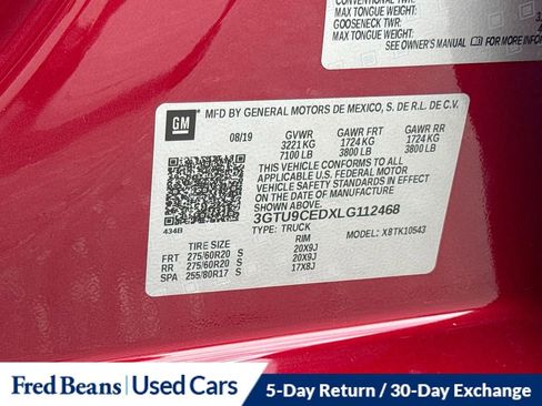 Used 2020 GMC Sierra 1500 Elevation w/ Elevation Value Package AWD/4WD image 35