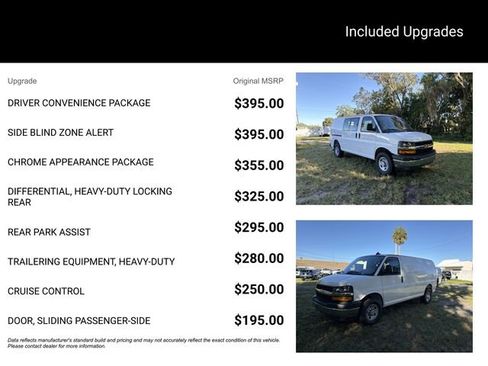 New 2025 Chevrolet Express 2500 Work Van 3D Cargo Van w/ Driver Convenience Package RWD image 14