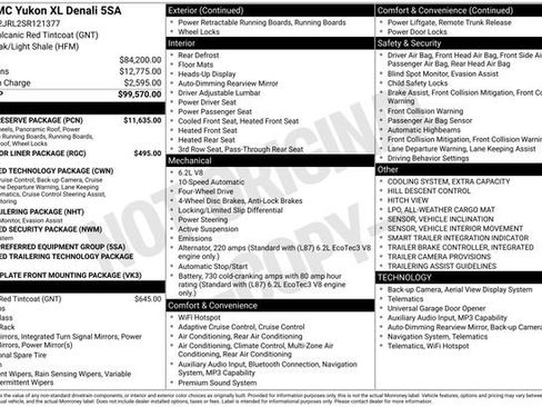 Used 2025 GMC Yukon XL Denali w/ Denali Reserve Package AWD/4WD image 48